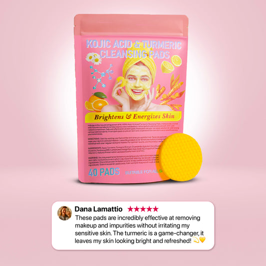 kojic acid & turmeric cleanser pads